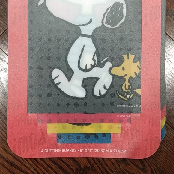 Peanuts Snoopy Charlie Brown Flexible Cutting Chopping Boards 4 pack Lucy Linus - Picture 8 of 11